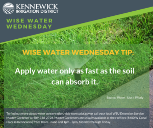 Wise Water Wednesday 9-5-18