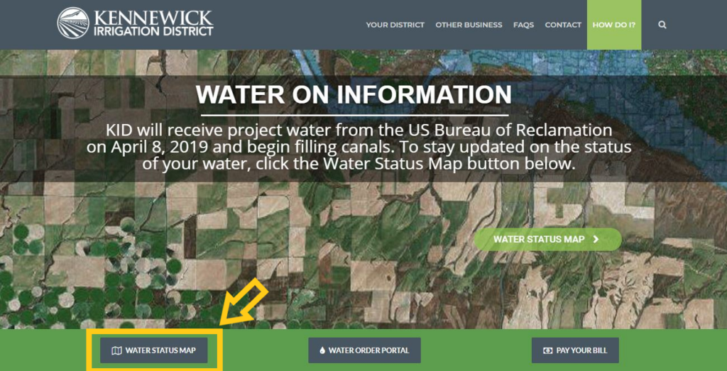 Water Status Map Kennewick Irrigation District