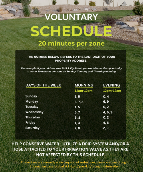 Voluntary Schedule Flyer